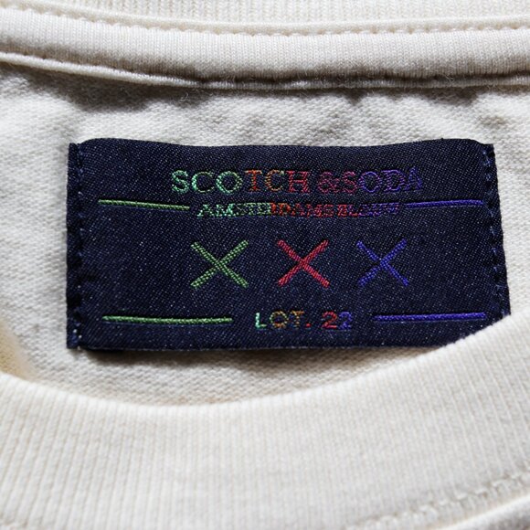 BNWT SS20 SCOTCH & SODA ACCENT BLOCK TSHIRT S - Picture 12 of 15